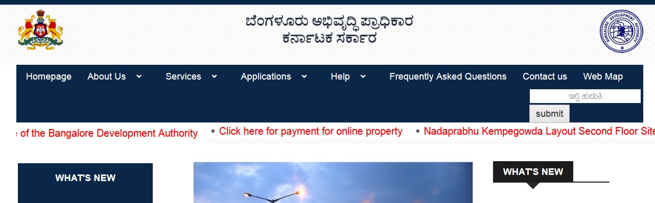 bdabangalore.org Apply for BDA Site karnataka : Bangalore Development ...