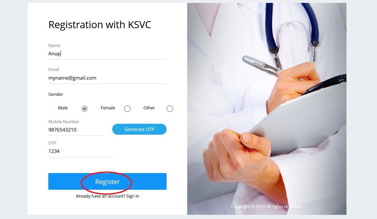 ksvc.kerala.gov.in Certificate Registration State Veterinary Council