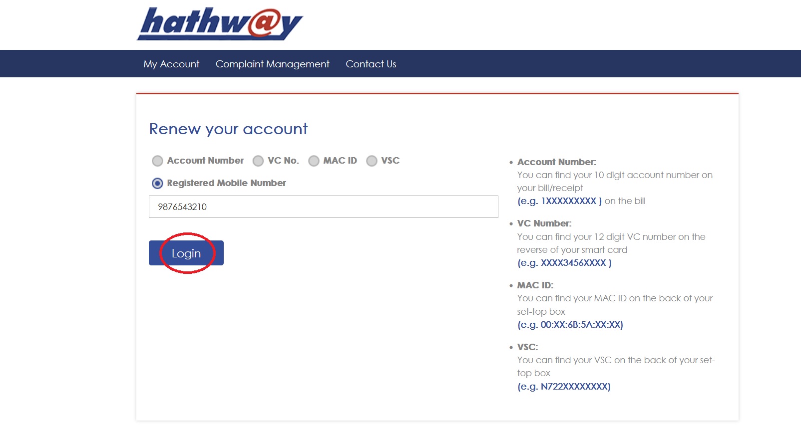 Hathway Pay Digital Cable TV Bill Online Status Check